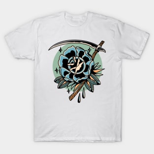 rose of death tattoo T-Shirt